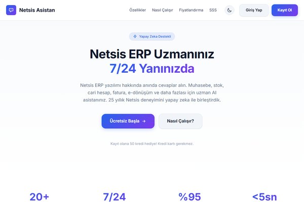 Netsis ERP'de Yapay Zeka Asistanı: 7/24 Uzman Destek Dönemi Başlıyor