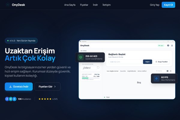 Verileriniz Yurt Dışına Çıkmasın: KVKK Uyumlu Yerli Uzak Masaüstü Çözümü OnyDesk